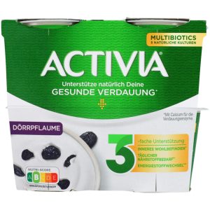 Activia probiotic prune yoghurt 4x115g - 460 g