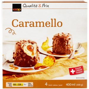 Caramello Chocolate Coated Ice Cream Balls 4 Pieces - 400 ml