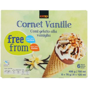 Free From Vanilla Ice Cream Cones - 750 ml