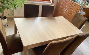 Dining table 6 pcs. for sale with a chair!