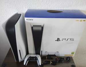 Új Sony Playstation 5 Játékkonzol (lemezes verzió)- csak kipróbált