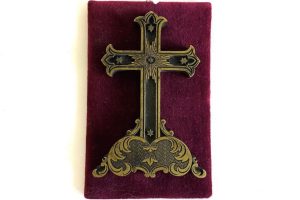 Bronze neo-baroque cross, 19th century