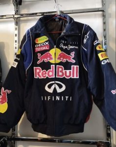 Jacket With Moto Motifs Nova Red Bull