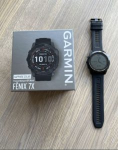 Garmin Fenix 7X Saphire Solar, Titan Black