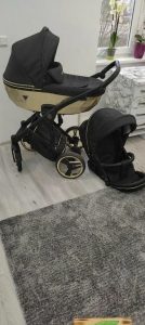 Cot JUNAMA black/gold