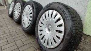 Winter tires 205/55 R16 NEXEN for steel. VW discs