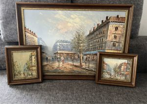 3 oil paintings