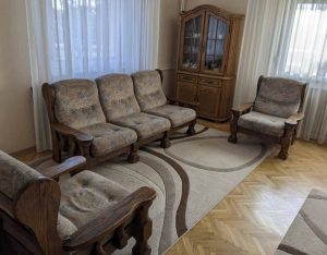 Rustic sofa set with 2 armchairs