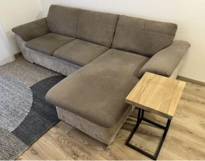 Practical L-shaped 265 cm wide comfortable sofa For sale - HUF 99,000