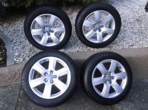 4x orig zim alu Audi 5x112R17 ET33 J8-66,6 225x55