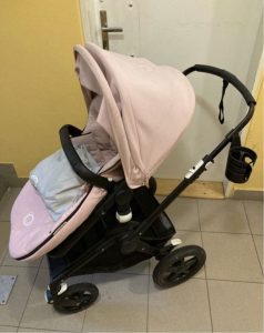 Kočárek Bugaboo Fox Black + Pink