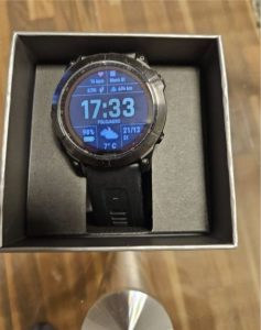 Garmin fenix 7X sapphire solar- titan black