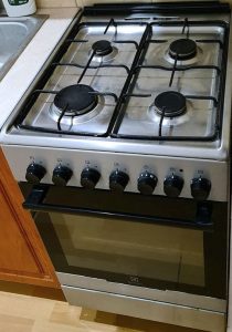 Electrolux stainless steel combination stove for sale