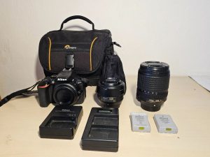 Nikon D5600 + 2 Lenses + Accessories for sale