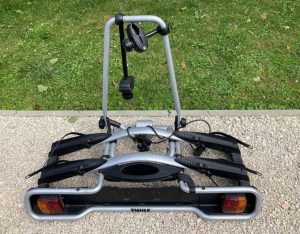 Thule bike carrier, bike carrier on towbar for two bikes