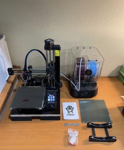 Prusa MINI+, sušička na filament