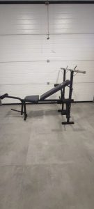 Fitness - bench + bar