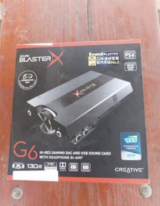 Creative Sound Blasterx G6