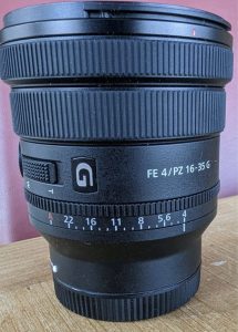 Sony 16-35mm F4 FE PZ G lens for sale