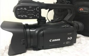 Canon XA20 camera and accessories