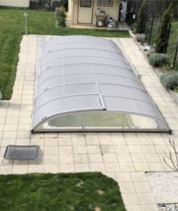 8x4 meter aluminum pool cover