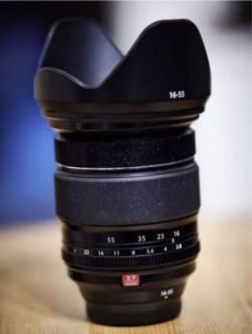 Fuji standard lens, Fuji X-bayonet, 16-55mm, F/2.8 constant