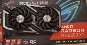 Asus ROG Strix RX 6650 XT 8Gbgamingoc video card 30 Months Warranty! f