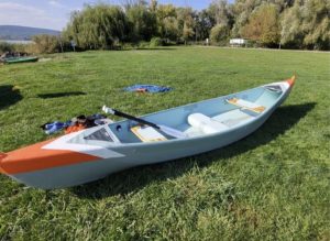 Inflatable Canoe X500, High Pressure, Drop Stitch, 2+2 Person