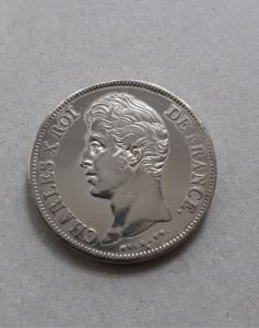 France Charles X. 5 Franc 1828 T