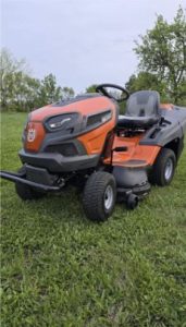 Husqvarna lawn mower tractor with warranty, lawn tractor