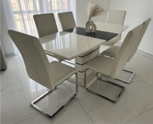 Dining table - Extendable Dining table - Dining set - Chair