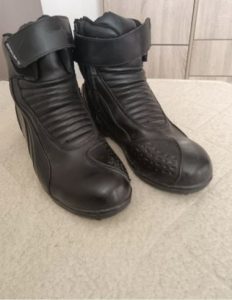 Motorcycle leather boots for sale, size 46