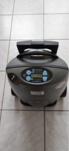 Portable oxygen concentrator.