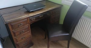 Wooden desk - antique