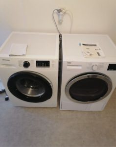 Washer and dryer