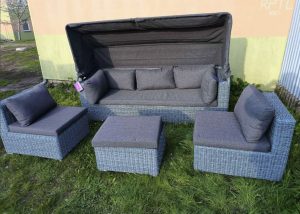 Garden rattan set 228x86cm Ambia - new