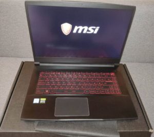 MSI Laptop 2060Rtx I5-9300H Gamer Notebook