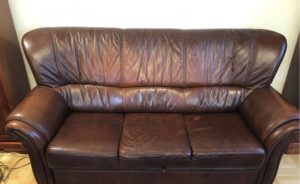 Andante leather sofa at a bargain price