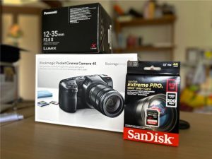 BMPCC 4K - Lumix GX Vario - SanDisk SDXC 512GB