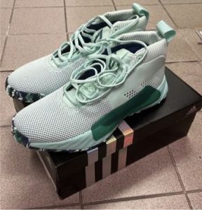 Dame 5 Clear Mint basketball sneakers