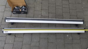 Roof rack/sleds 130 cm + THULE 753 feet