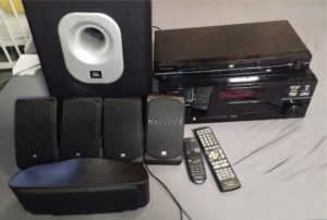Pioneer vsx-520 home theater set