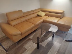 Leather sofa