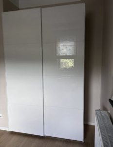 Pax wardrobe with sliding doors