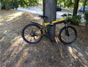 New Bezior X500 Pro 26 tires for sale. folding electric bike