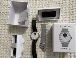 Withings Scanwatch 2 42mm white smart watch for sale