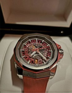 Corum Admiral Ac-One Skeleton Limited Red Automatic Watch