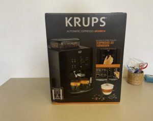 Krups EA811E10 Arabica Gray automatic coffee machine with 1 year warranty!