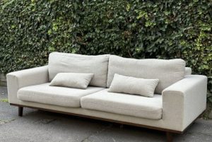 Designer sofa gray