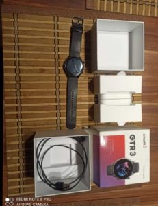 Smart watch Amazfit GT3 used for sale.